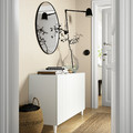 BESTÅ Storage combination with doors, white, Sutterviken/Kabbarp white, 120x42x74 cm