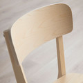 LISABO / LISABO Table and 4 chairs, ash veneer/ash, 140x78 cm