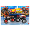 Hot Wheels Monster Trucks Vehicle 2-pack 1:64 FYJ64, 1pc, assorted colours, 3+