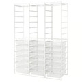 JONAXEL Frame/mesh baskets/clothes rails, 148x51x207 cm