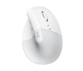 Logitech Optical Wireless Mouse Lift White Right Handed 910-006475