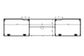 Wall-Mounted Cabinet Loftia Mini, artisan/matt black