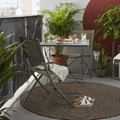 GoodHome Garden Table Saba 70 x 70 x 70 cm, anthracite