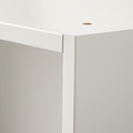 PAX Wardrobe frame, white, 75x58x201 cm