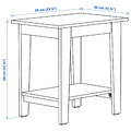 ÄMMARYD Side table, grey, 59x40 cm