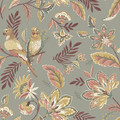 GoodHome Vinyl Wallpaper on Fleece Kyin, khaki