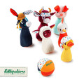 LILLIPUTIENS Bowling with Ball - Farm Bell 12m+