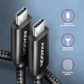 AXAGON USB Cable BUCM2-CM15AB 240W USB-C USB-C, 1.5m
