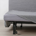 LYCKSELE LÖVÅS 2-seat sofa-bed, Knisa light grey