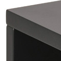 Bedside Table Nightstand Ashlan, dark grey