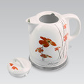 Feel Maestro 1.5L Ceramic Electric Kettle "RED FLOWERS" 1200W MR-066-RED-FLOWERS