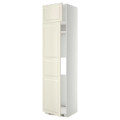 METOD Hi cab f fridge or freezer w 2 drs, white/Bodbyn off-white, 60x60x240 cm