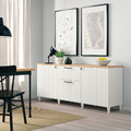 BESTÅ Storage combination with drawers, white/Sutterviken/Kabbarp white, 180x42x76 cm
