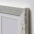 PLOMMONTRÄD Frame, white stained pine effect, 13x18 cm