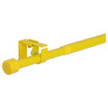 BEKRÄFTA Curtain rod set, yellow, 120-210 cm 19 mm