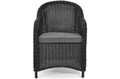 Outdoor Armchair ATENA, black