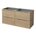 Wall-mounted Basin Cabinet GoodHome Imandra 120cm, wood