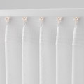 GJERTRUD Sheer curtains, 1 pair, white, 145x300 cm