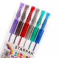 Starpak Glitter Gel Pens 6 Colours