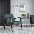 EKENÄSET Armchair, Kelinge grey-turquoise