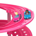 Hot Wheels Racerverse Barbie Spiral Race Track Set With Barbie “Malibu” JDD65 3+