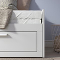 BRIMNES Day-bed w 2 drawers/2 mattresses, white/Åfjäll firm, 80x200 cm