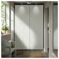 PAX / BERGSBO Wardrobe, white/white, 150x66x236 cm