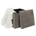 Folding Pouffe, corduroy, taupe