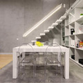 Chair Viki, grey, transparent