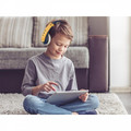 JVC Wireless Headphones for Children HA-KD10, yellow-blue
