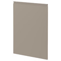 METOD 1 front for dishwasher, Upplöv matt dark beige, 60 cm
