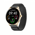 Garett Smartwatch Classy, gold-black steel