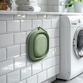 PEPPRIG Wash-tub, foldable/green, 10 l