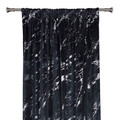 Splendid Curtain Gale 140x270 cm, black/silver