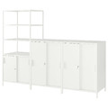 TROTTEN Cabinet combination, white, 240x180 cm