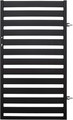 Single Swing Gate Wicket 0.90 x 1.54 m, universal, black
