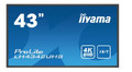 Iiyama 43" Monitor 4K 18/7 SDM IPS LAN PION 500cd/m2 OS8.0 LH4342UHS-B3