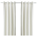 MERETE Room darkening curtains, 1 pair, 145x300 cm, white
