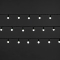 Christmas Lights 120 LED, balls, cool white, in-/outdoor