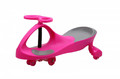 Gravity Ride-on Swing Car with LED rubber wheels, pink-grey, 3+