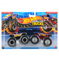 Hot Wheels Monster Trucks Vehicle 2-pack 1:64 FYJ64, 1pc, assorted colours, 3+