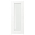 ENKÖPING Glass door, white wood effect, 30x80 cm