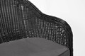 Outdoor Armchair ATENA, black