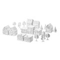 MÅLA 10-pc cardboard town template set