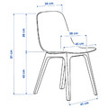 STENSELE / ODGER Table and 2 chairs, anthracite anthracite/anthracite, 70 cm