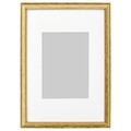 SILVERHÖJDEN Frame, gold-colour, 21x30 cm