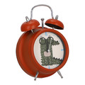 Classic Alarm Clock Crocodile, orange