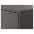 EKET Cabinet with 2 drawers, dark grey, 70x35x35 cm