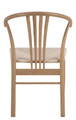 Chair York, white-stained oak