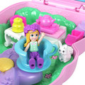 Polly Pocket Tea Party Bunny Compact Playset With 1 Micro Doll JCR40 4+